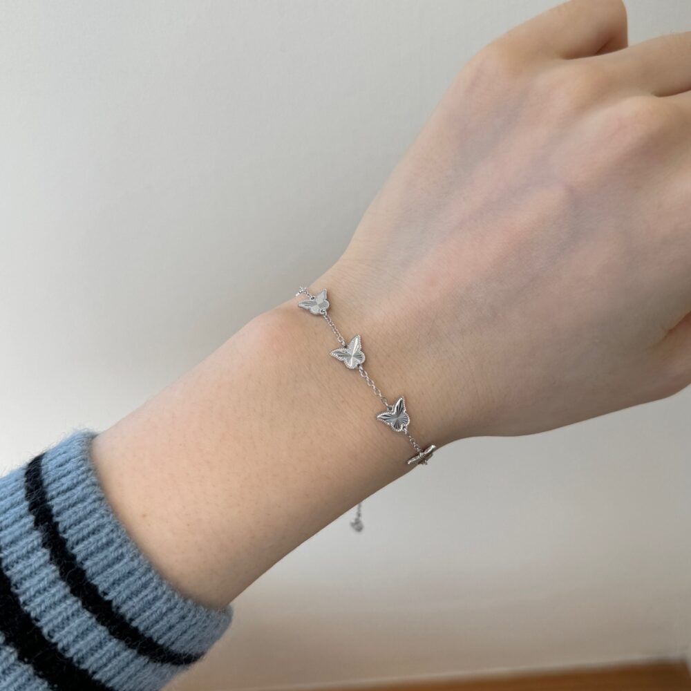 Silver Butterfly Essence Bracelet - Image 3