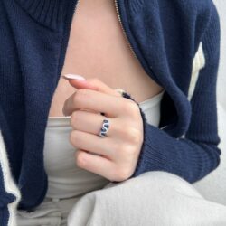 Midnight Royale - High Quality Premium Sterling Silver Ring - Image 2
