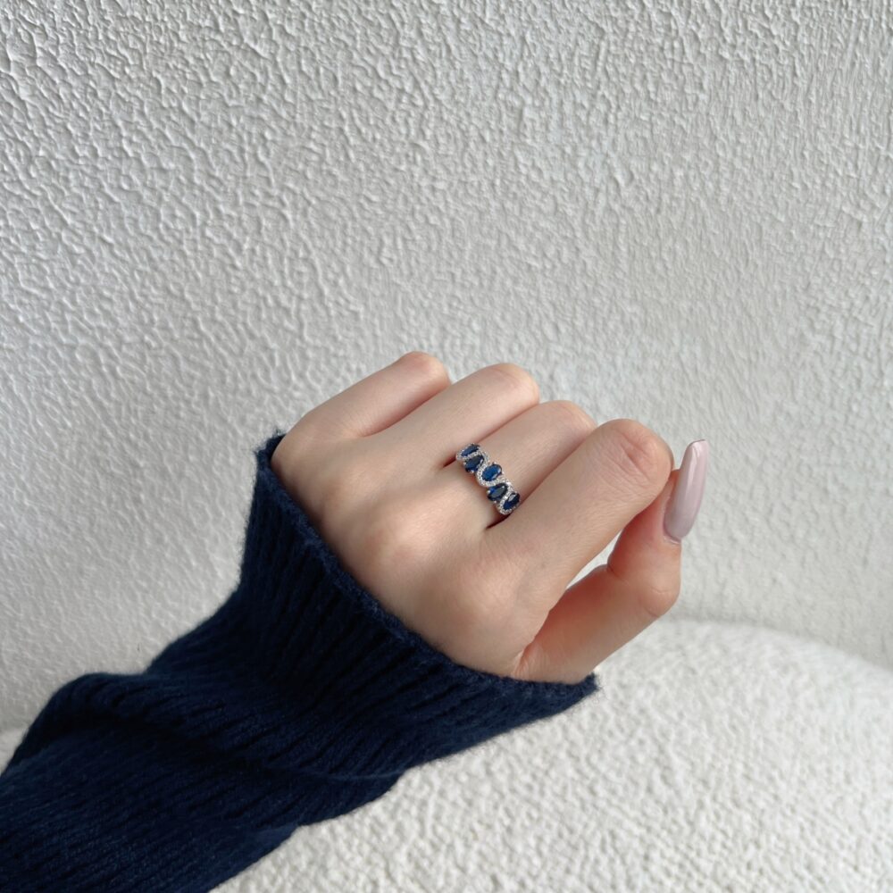 Midnight Royale - High Quality Premium Sterling Silver Ring - Image 4
