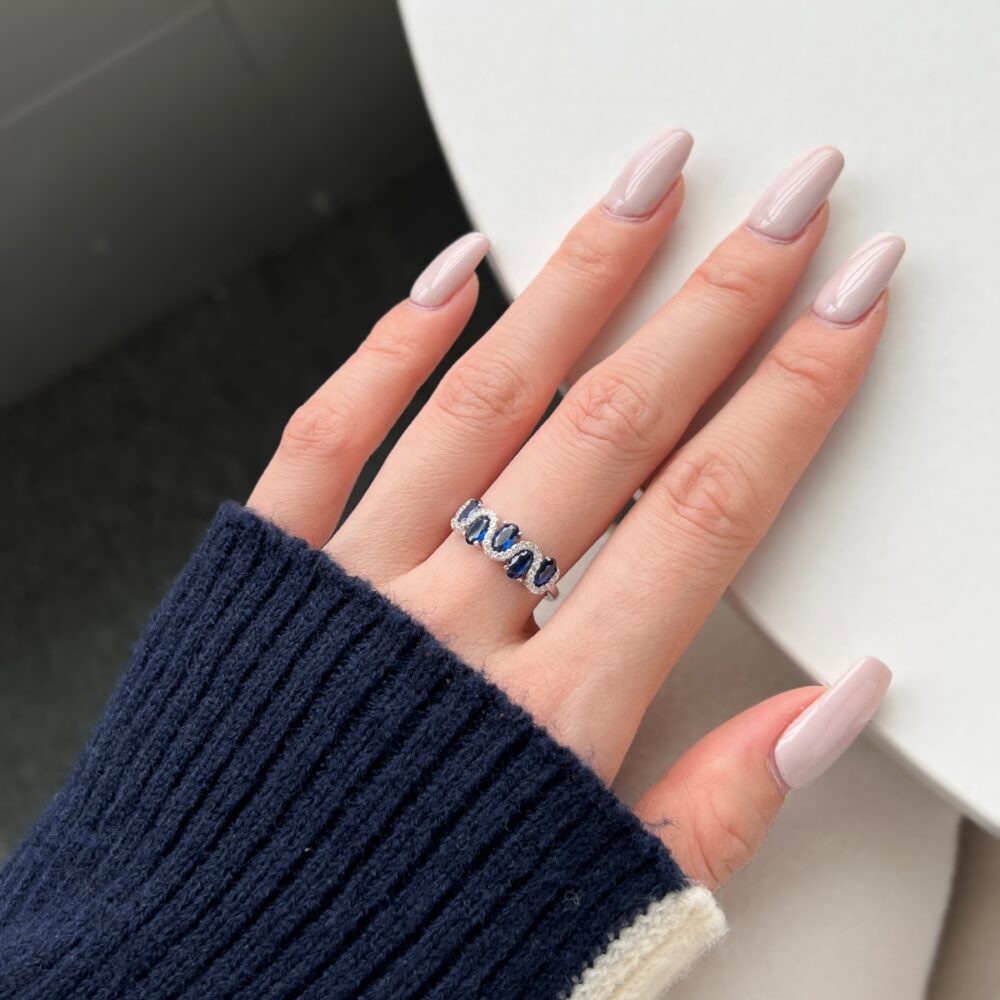 Midnight Royale - High Quality Premium Sterling Silver Ring - Image 5