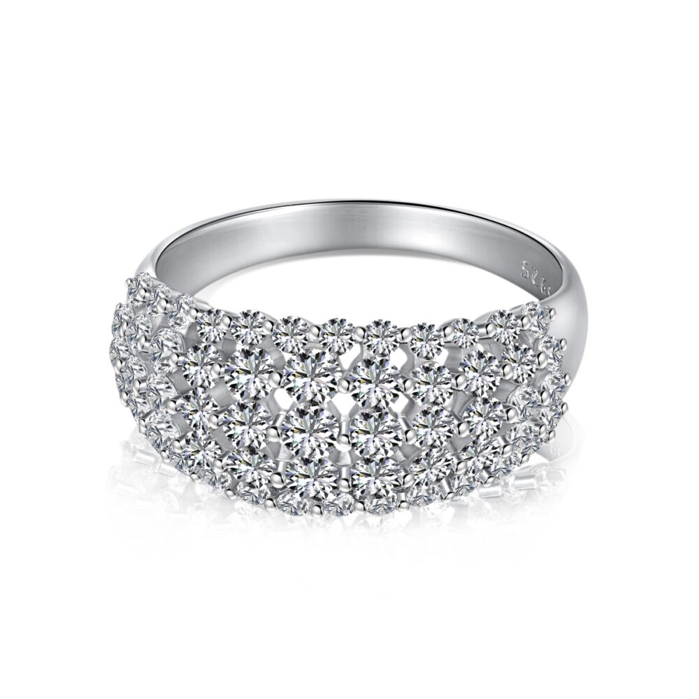Regalia Dome – 925 Sterling Silver Statement Ring