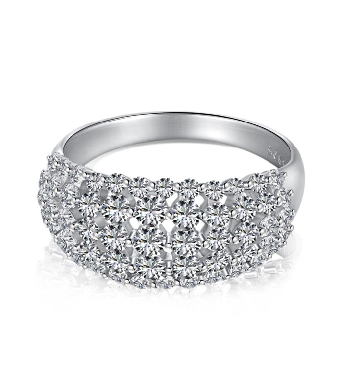 Regalia Dome – 925 Sterling Silver Statement Ring