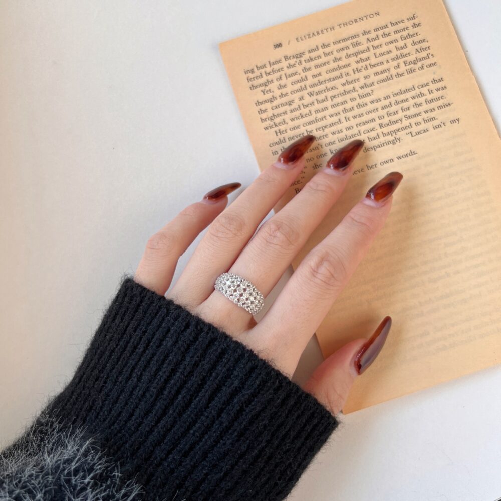 Regalia Dome – 925 Sterling Silver Statement Ring - Image 3
