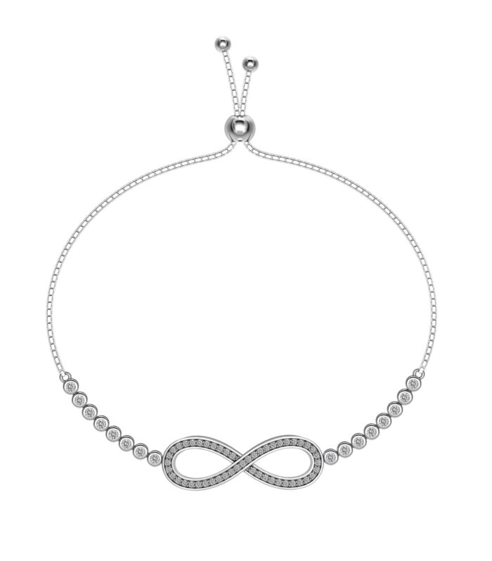 Infinite Sparkle Bracelet - 925 Sterling Silver