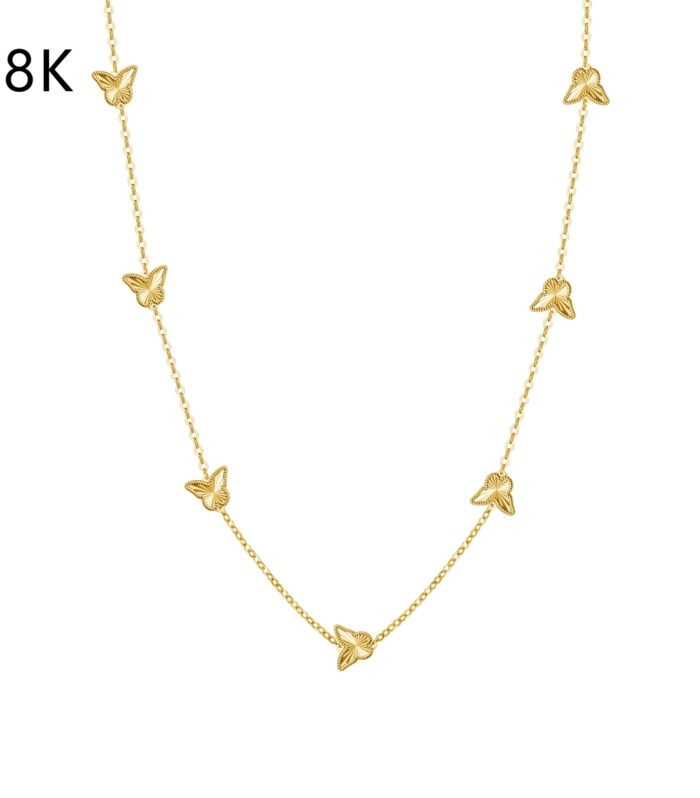Whispering Wings Gold-Plated Sterling Silver Necklace