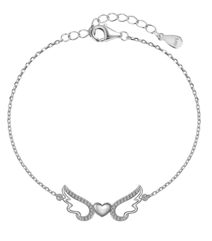 Wings of Grace Bracelet - 925 Sterling Silver