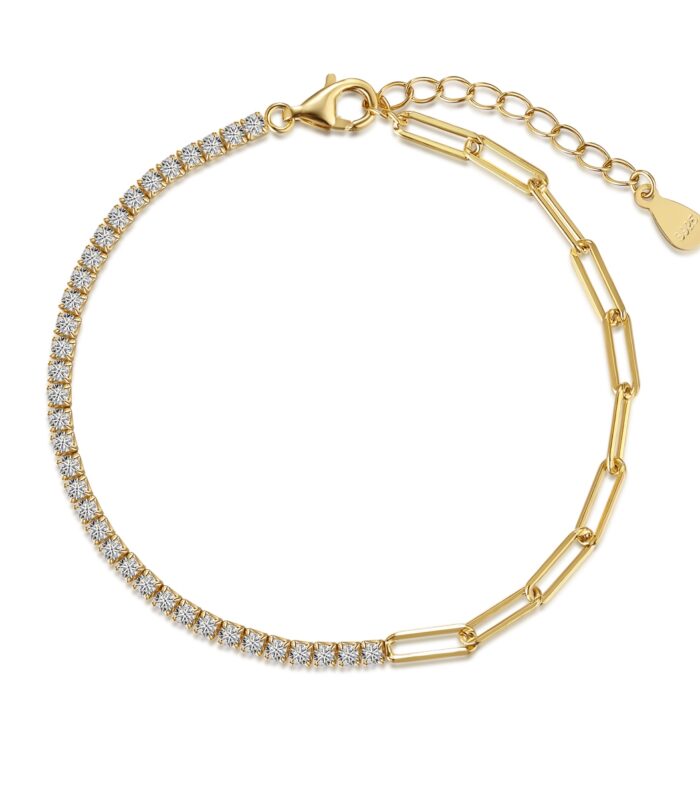 Duo Rhythm Sterling Silver Bracelet
