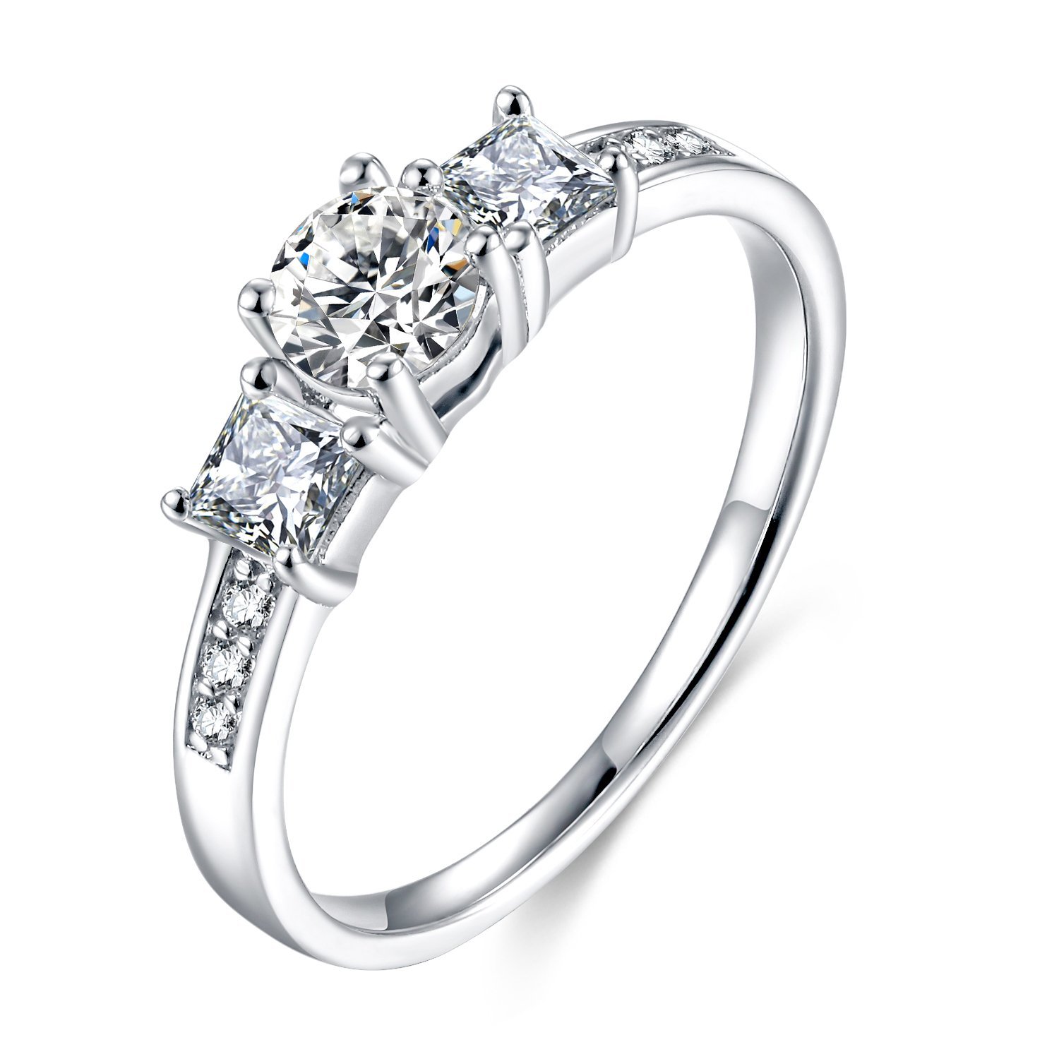 925 Sterling Silver Footprint Heart Infinity Ring