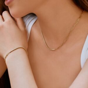 Duo Rhythm Sterling Silver Necklace - View 3