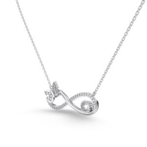 Sterling Silver "Eternal Wings" Infinity Necklace