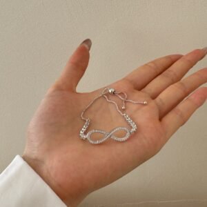 Infinite Sparkle Bracelet - 925 Sterling Silver - Alternate View