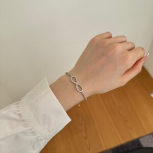 Infinite Sparkle Bracelet - 925 Sterling Silver - View 3