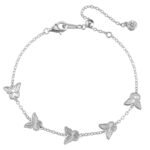 Silver Butterfly Essence Bracelet