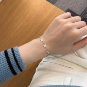 Silver Butterfly Essence Bracelet - View 5