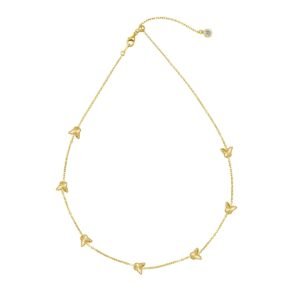 Golden Butterfly Garden | Gold-Plated Sterling Silver Necklace ✨?
