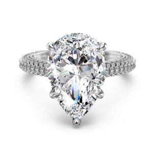 Regalia Spark – 925 Sterling Silver Ring with Large Brilliant-Cut CZ Stone