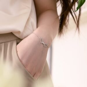 Wings of Grace Bracelet - 925 Sterling Silver - View 3