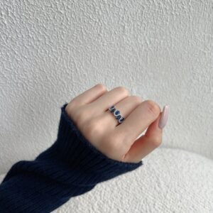 Midnight Royale - High Quality Premium Sterling Silver Ring - View 4