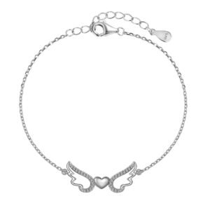Wings of Grace Bracelet - 925 Sterling Silver