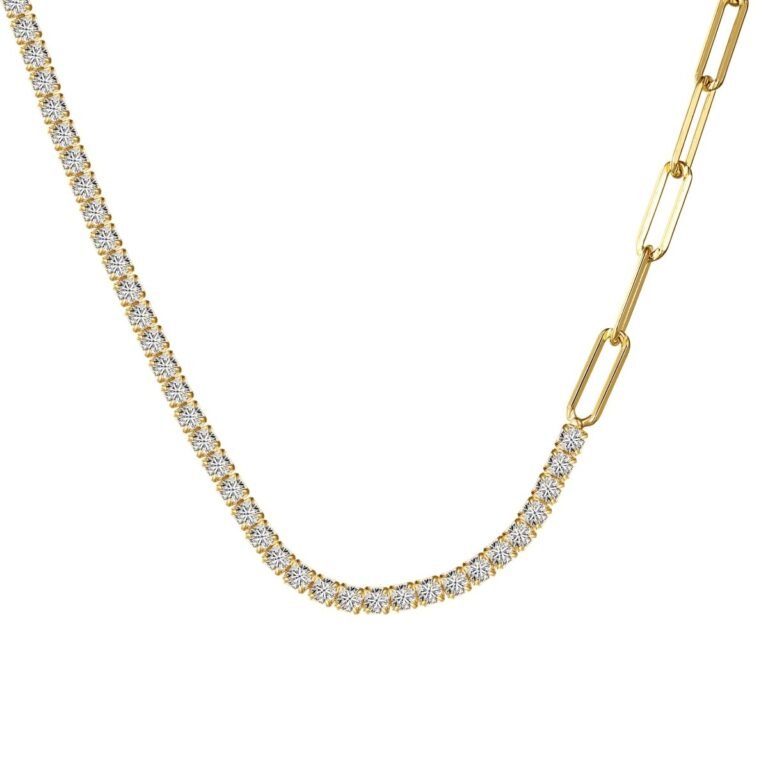 Duo Rhythm Sterling Silver Necklace