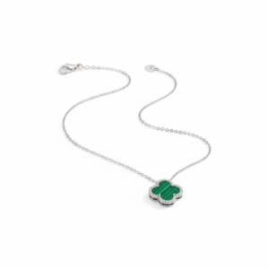 Sterling Silver Four-Leaf Clover Necklace