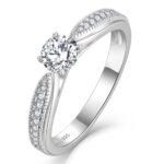 Fine Quality 925 Solitaire Silver Ring